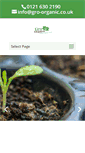 Mobile Screenshot of gro-organic.co.uk